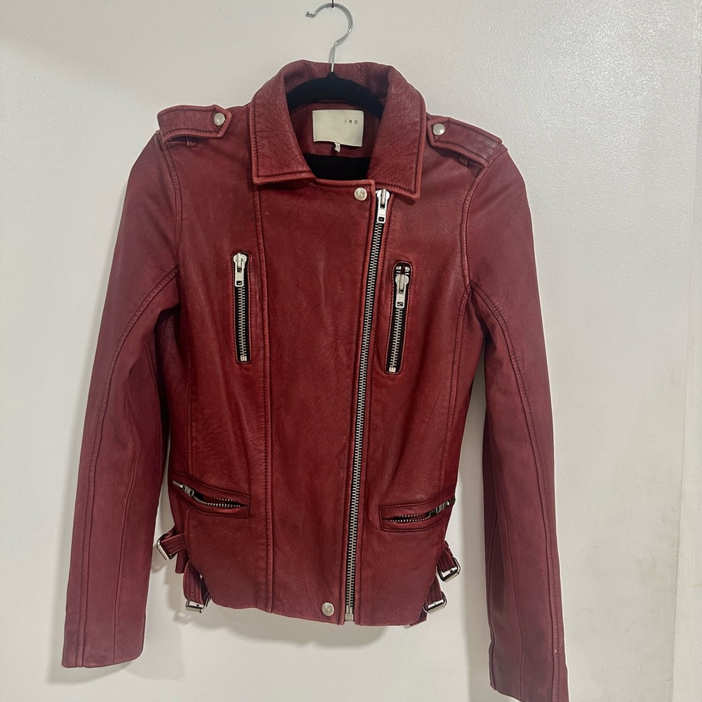 IRO Leather Moto Jacket